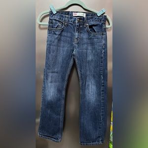 Boys Levi's 505 Regular Jeans Adjustable Waistband 10 Regular 25x25